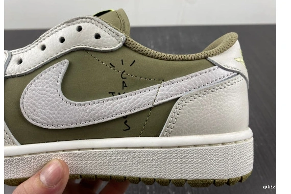 Rep EP Travis Neutral Low 1 Golf Jordan Scott Retro Olive FZ3124-200 0519